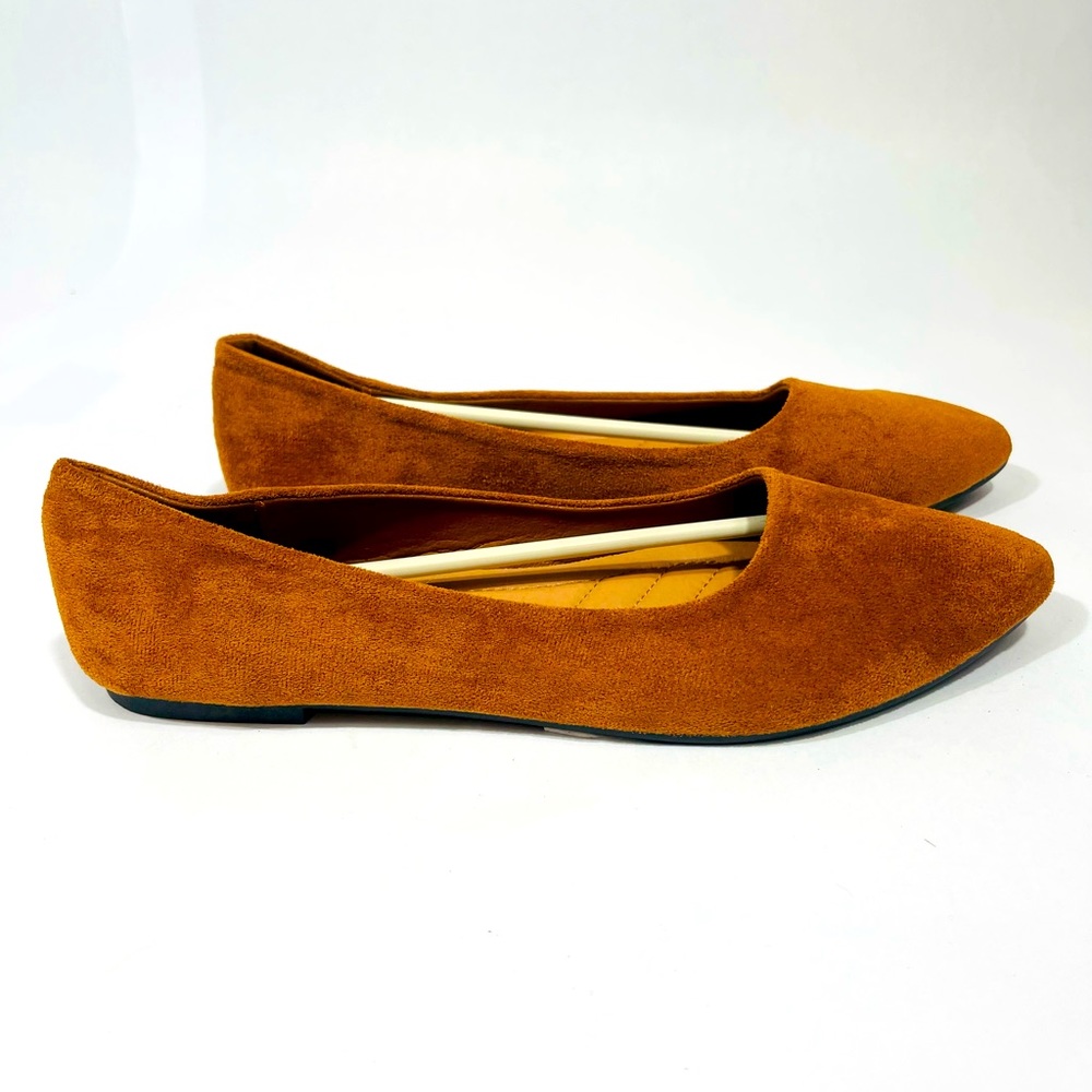 SAILING LU Square Toe Shoes Women Solid Ballet Flats Comfort Solid Flat Shoes